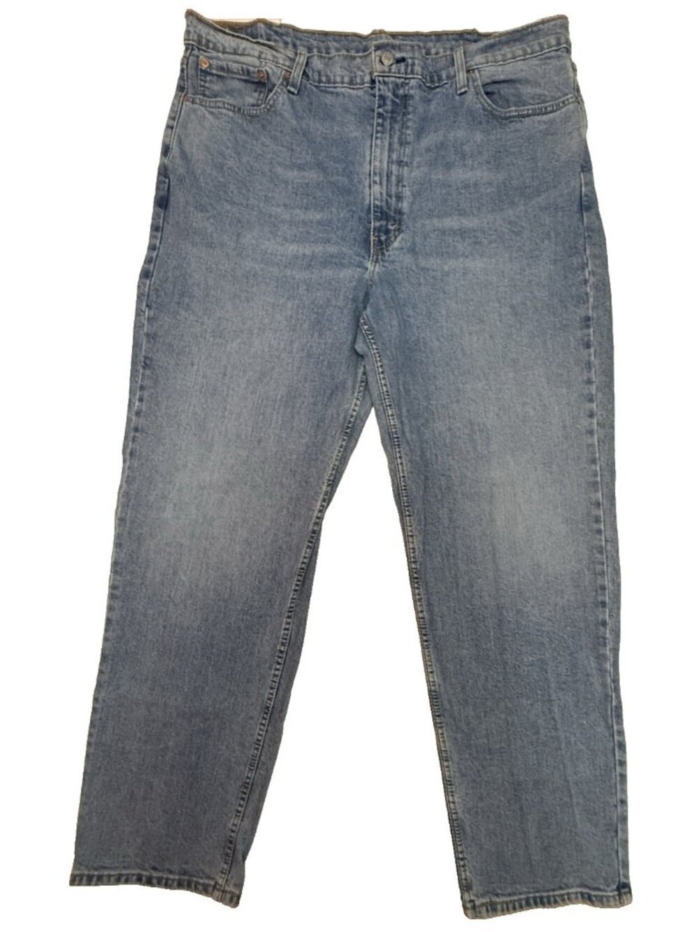 Levi’s 550 Jeans Men 42x34 Relaxed Fit Light Wash Straight Leg Denim Big Size